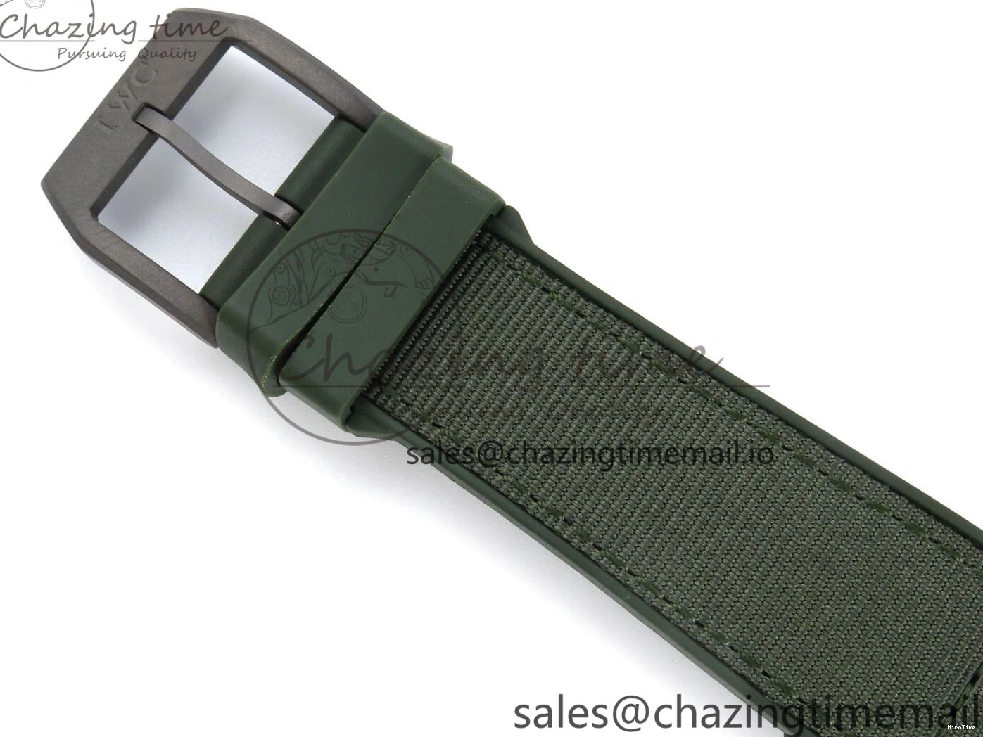 MIROTIME 0515 Big Pilot IW329802 M+F 1:1 Best Edition Green Dial on Green Nylon Strap MY Unique 7002